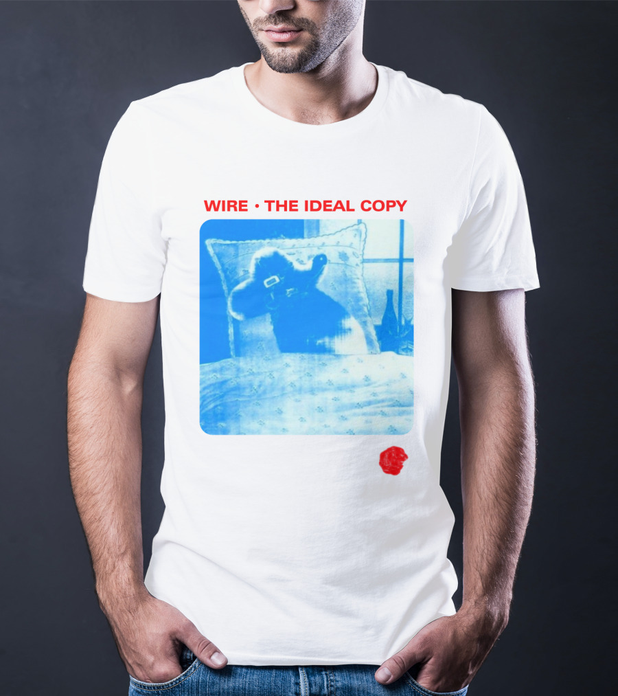 Wire The Ideal Copy Blue Dog On Pillow T-Shirt