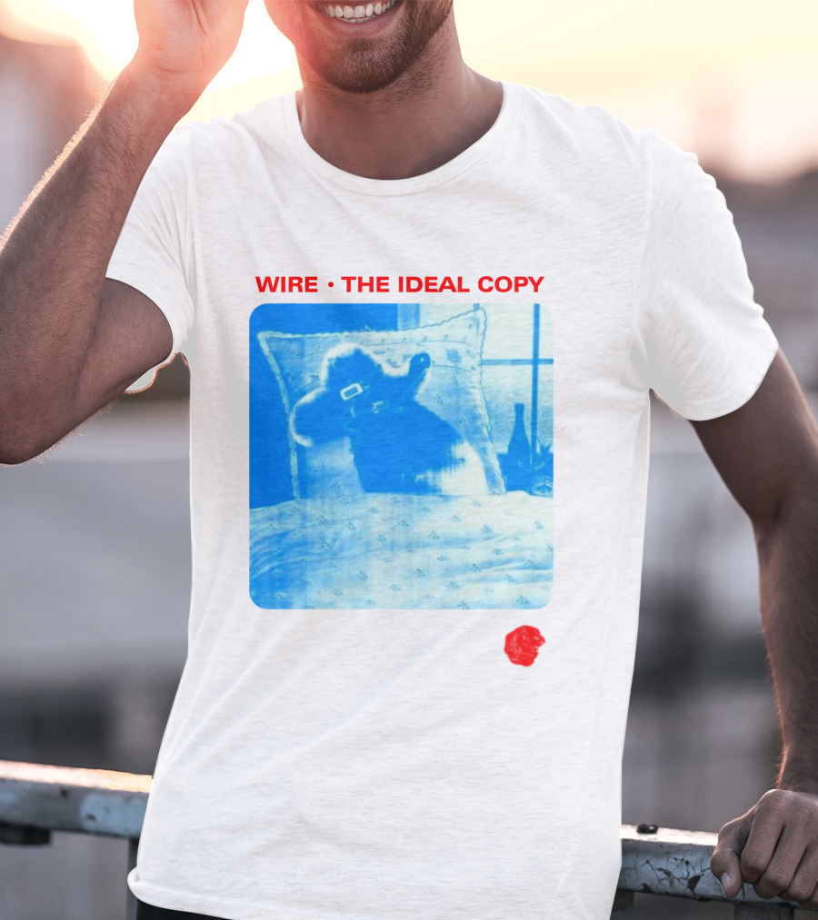 Wire The Ideal Copy Blue Dog On Pillow T-Shirt
