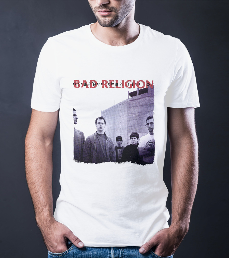 Bad Religion Band Photo На Тёмном Фоне T-Shirt