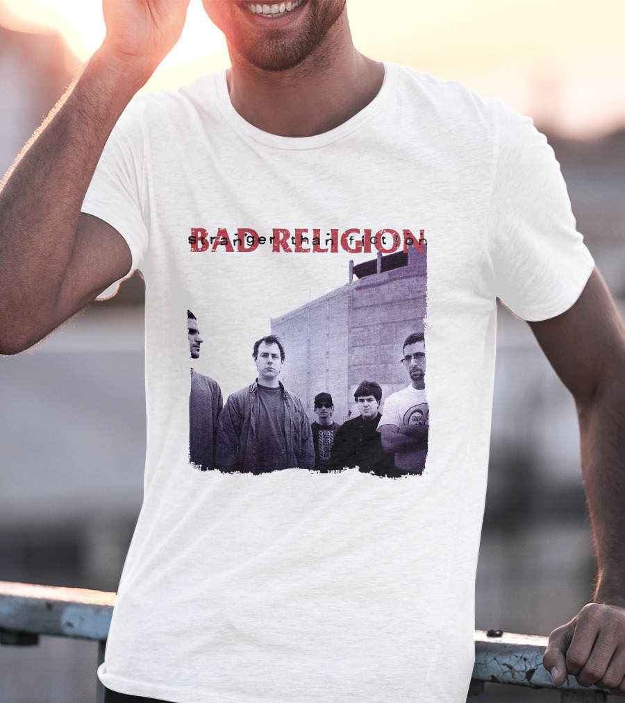 Bad Religion Band Photo На Тёмном Фоне T-Shirt
