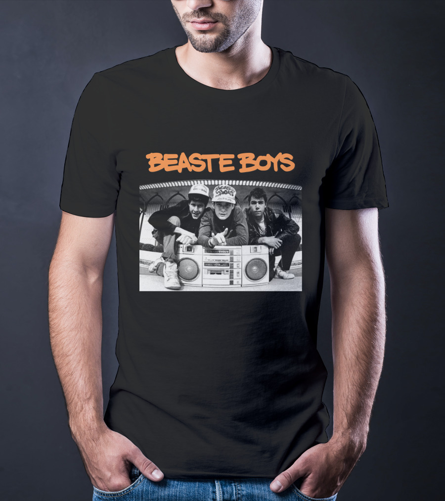 Beaste Boys With Hip-Hop Trio And Boombox T-Shirt
