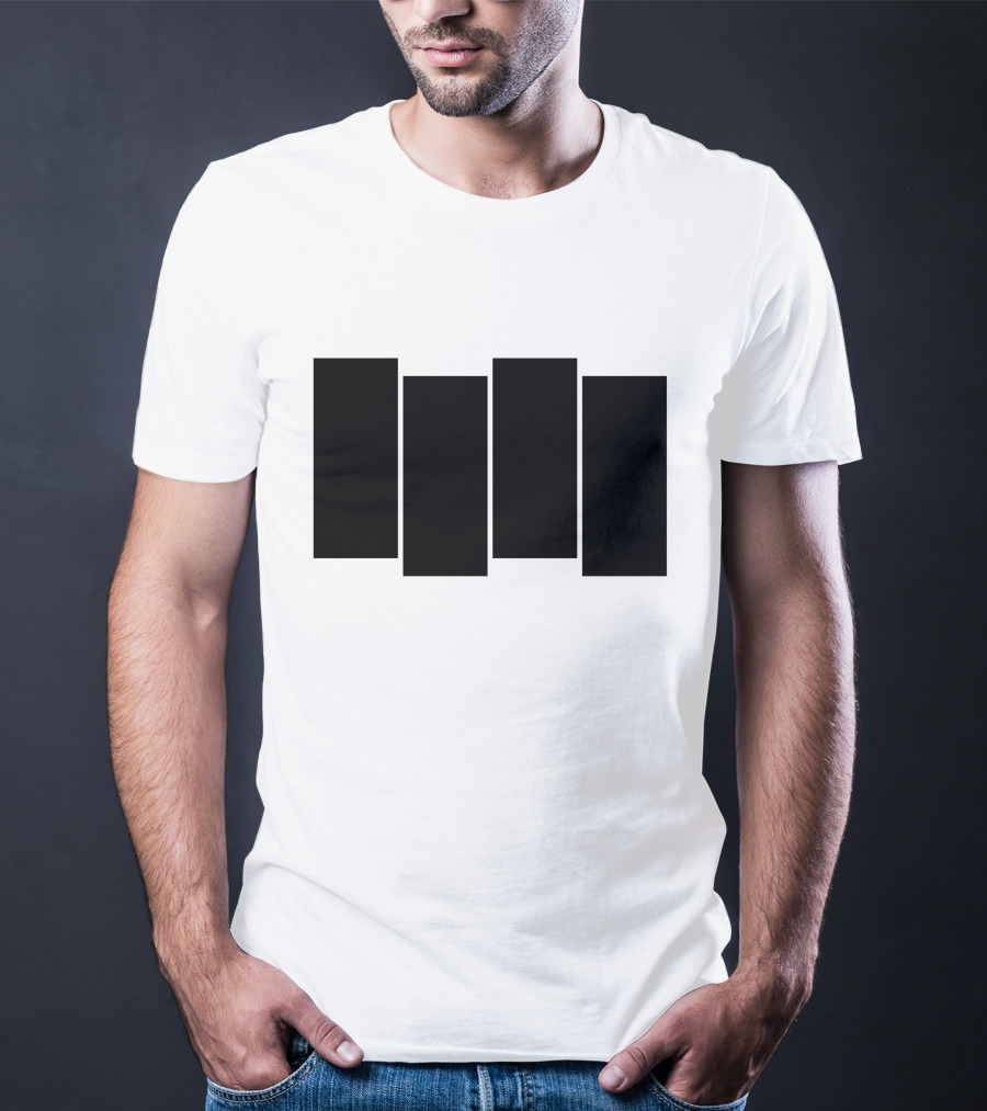 Four Bars Iconic Symbol T-Shirt