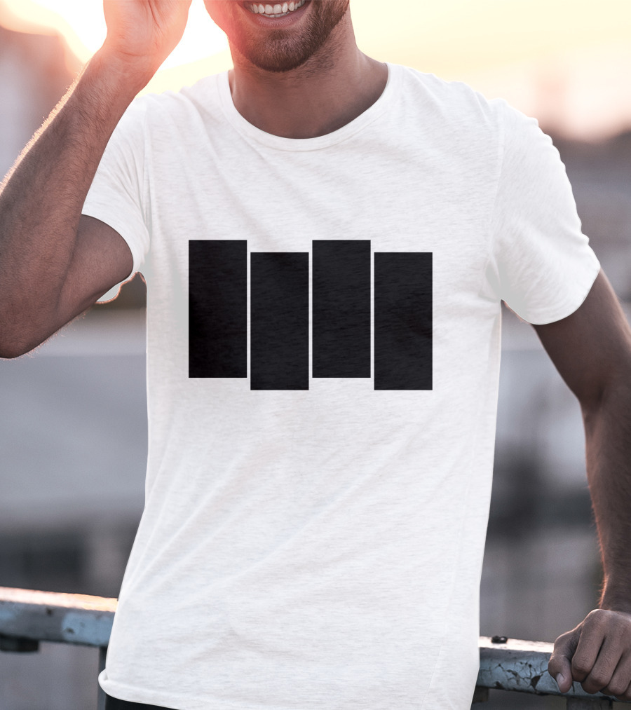 Four Bars Iconic Symbol T-Shirt