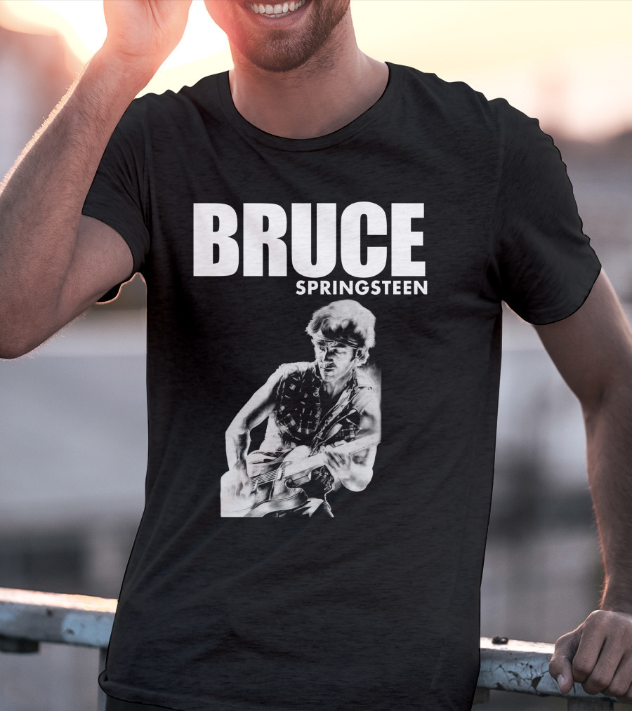 Bruce Springsteen Rock Music Brs T-Shirt