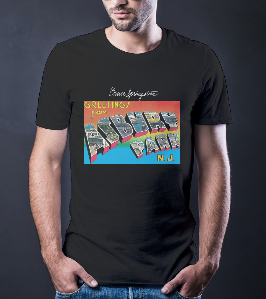 Bruce Springsteen Greetings From Asbury Park N.j. T-Shirt