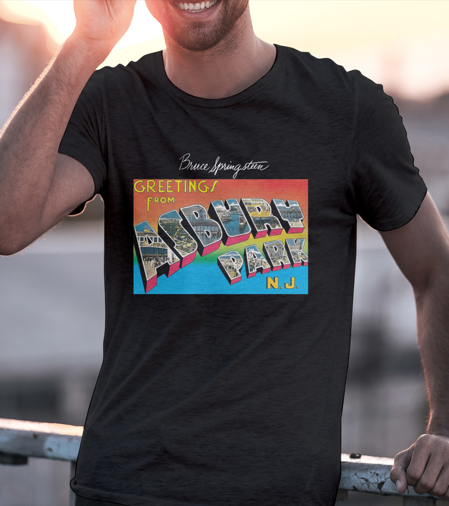 Bruce Springsteen Greetings From Asbury Park N.j. T-Shirt