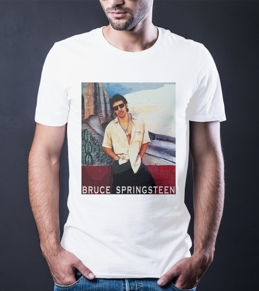 Bruce Springsteen Retro Sunglasses Style Music Legend T-Shirt
