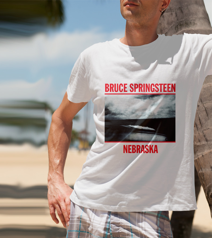 Bruce Springsteen Nebraska Album Cover Brs T-Shirt