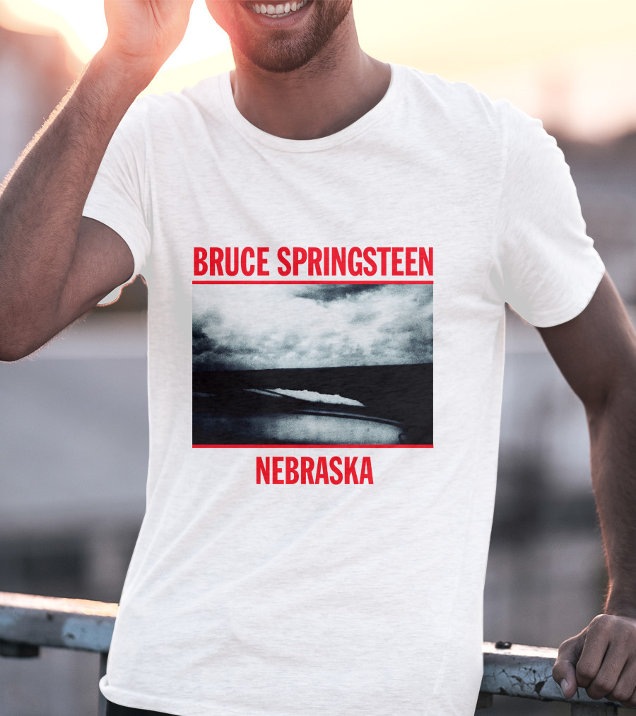 Bruce Springsteen Nebraska Album Cover Brs T-Shirt