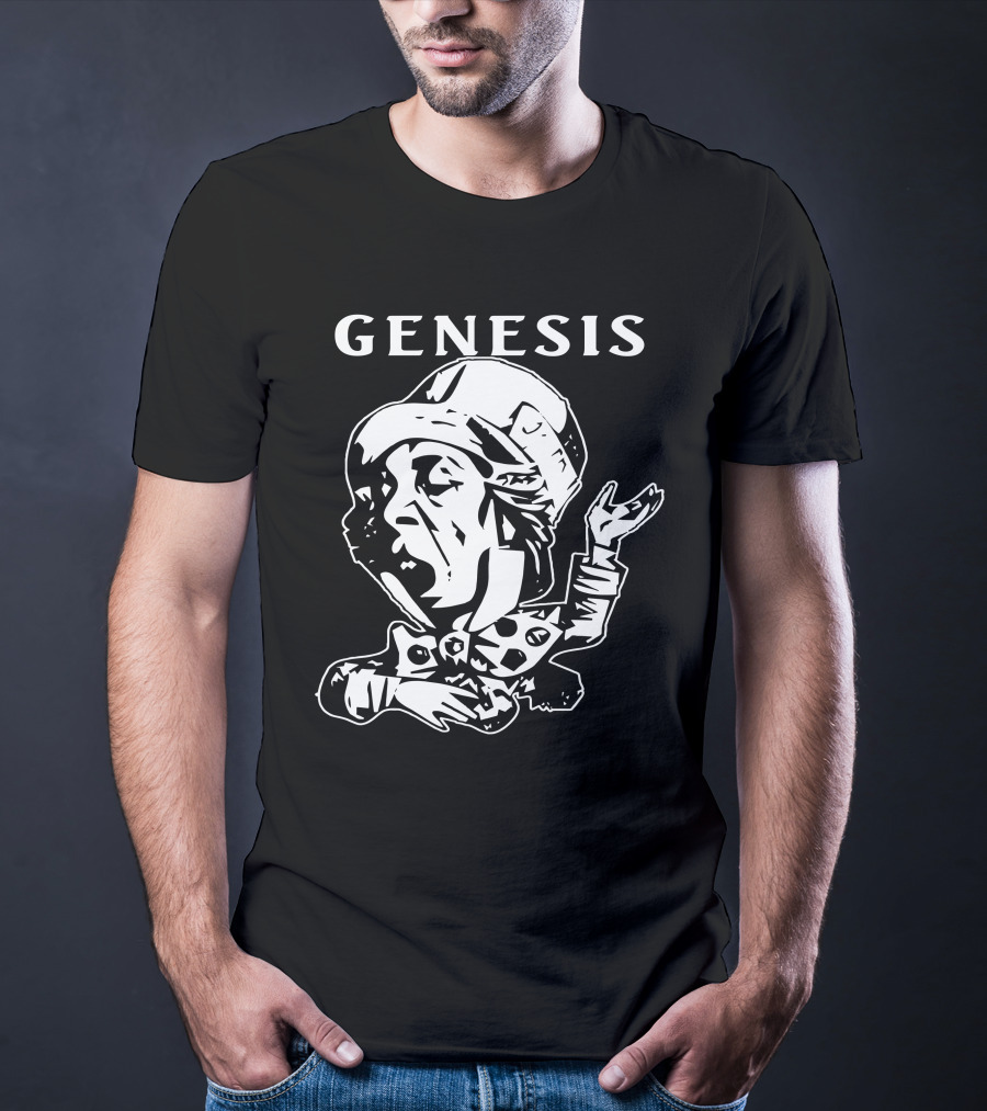 Genesis Trespass Style Face Art T-Shirt