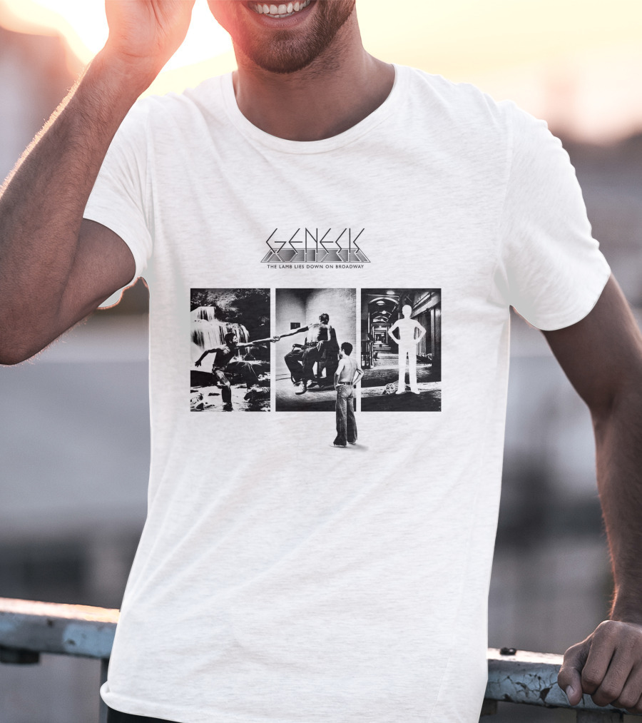 Genesis The Lamb Lies Down On Broadway Album Cover Art T-Shirt