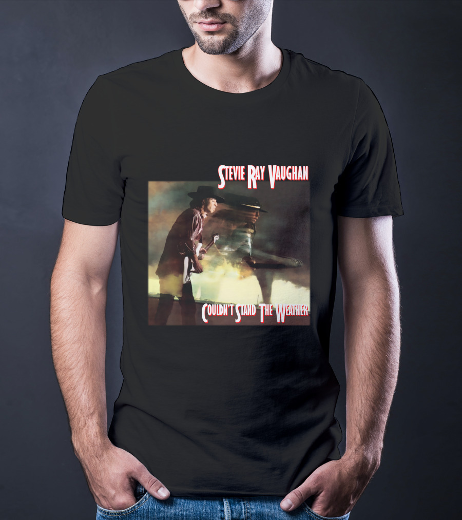 Stevie Ray Vaughan Couldn't Stand The Weather Album Art T-Shirt