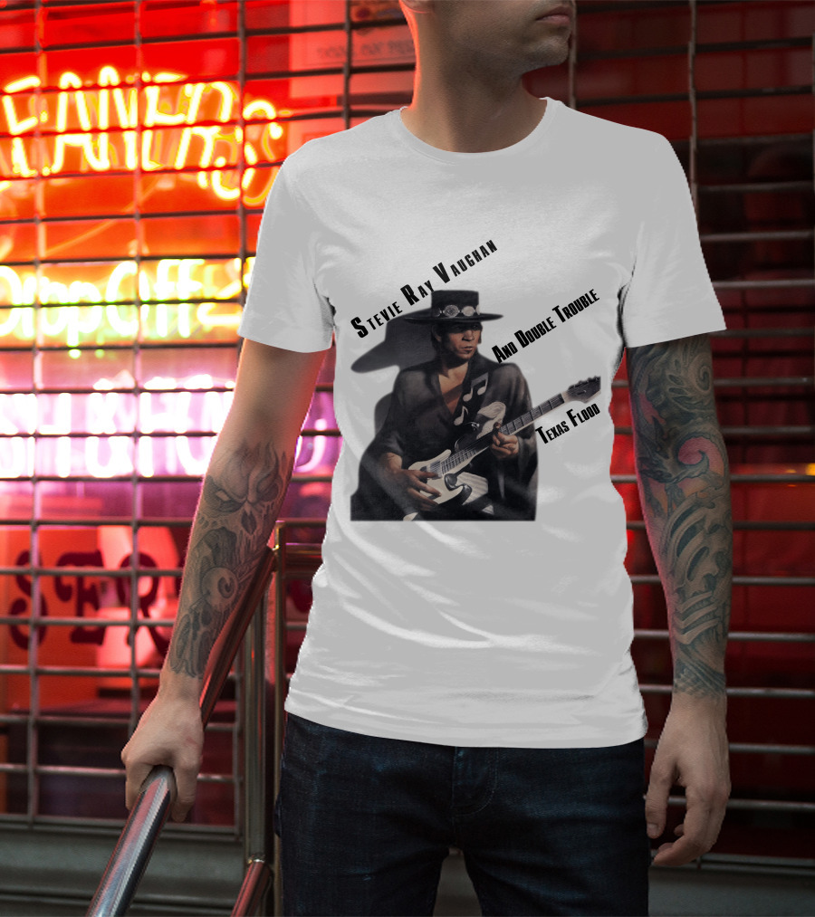 Stevie Ray Vaughan And Double Trouble Texas Flood T-Shirt