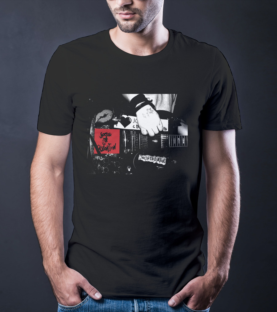 Social Distortion Guitar Punk Rock T-Shirt