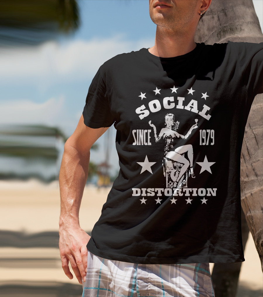 Social Distortion Since 1979 Retro Style T-Shirt
