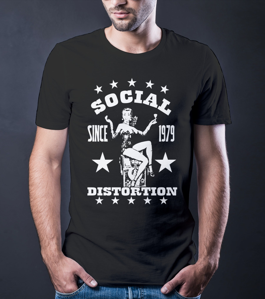 Social Distortion Since 1979 Retro Style T-Shirt