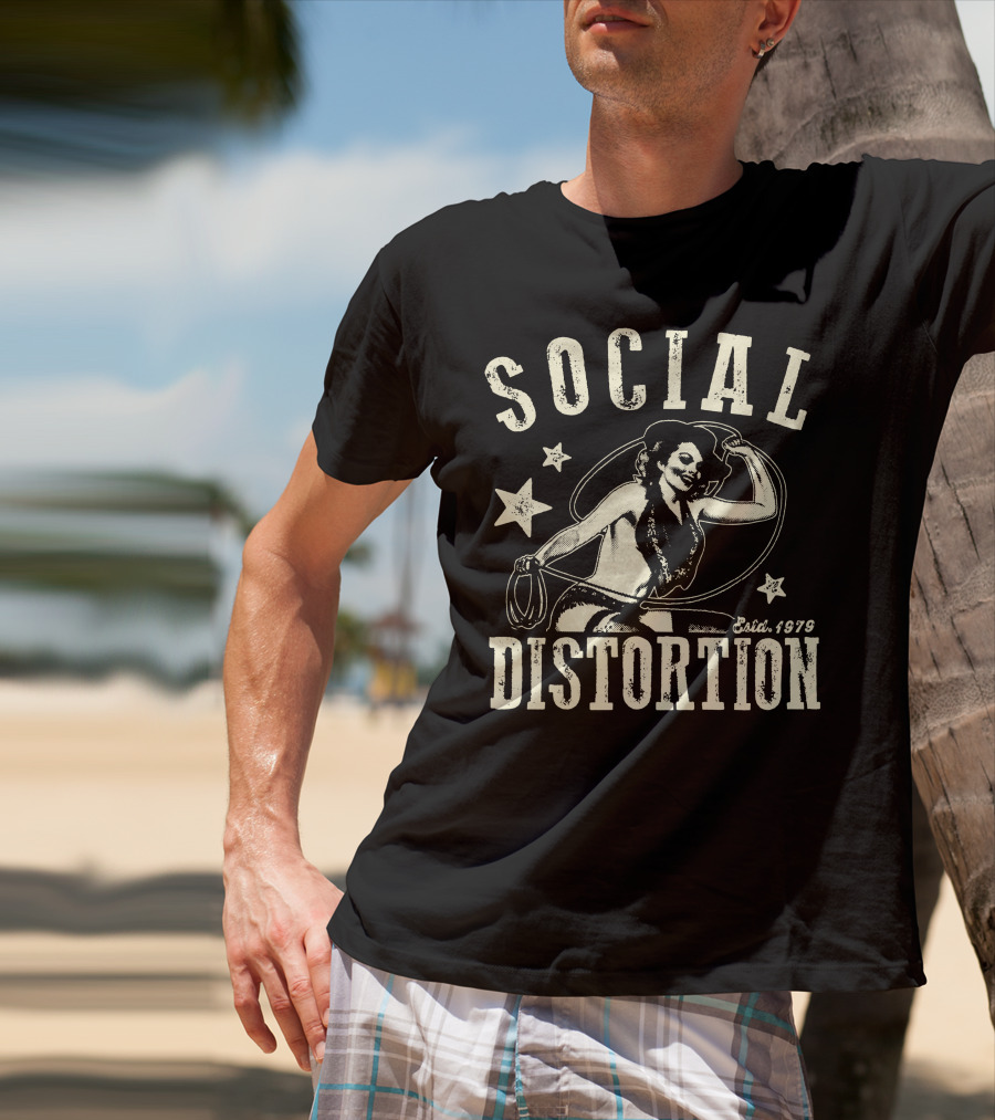 Social Distortion Est. 1979 Retro Pin-Up Star T-Shirt