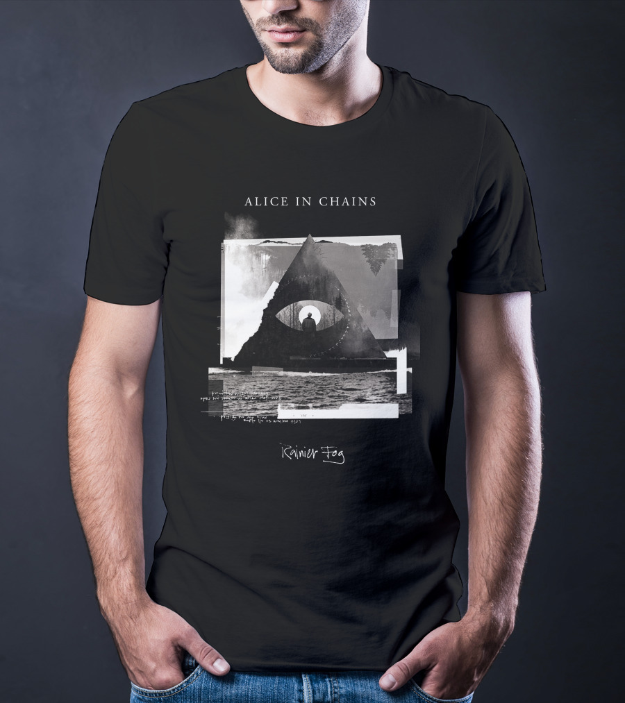 Alice In Chains Rainier Fog 17 Pyramid Eye T-Shirt