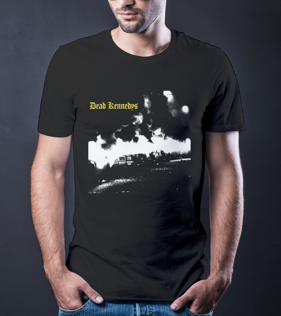 Dead Kennedys Car Riot Scene T-Shirt