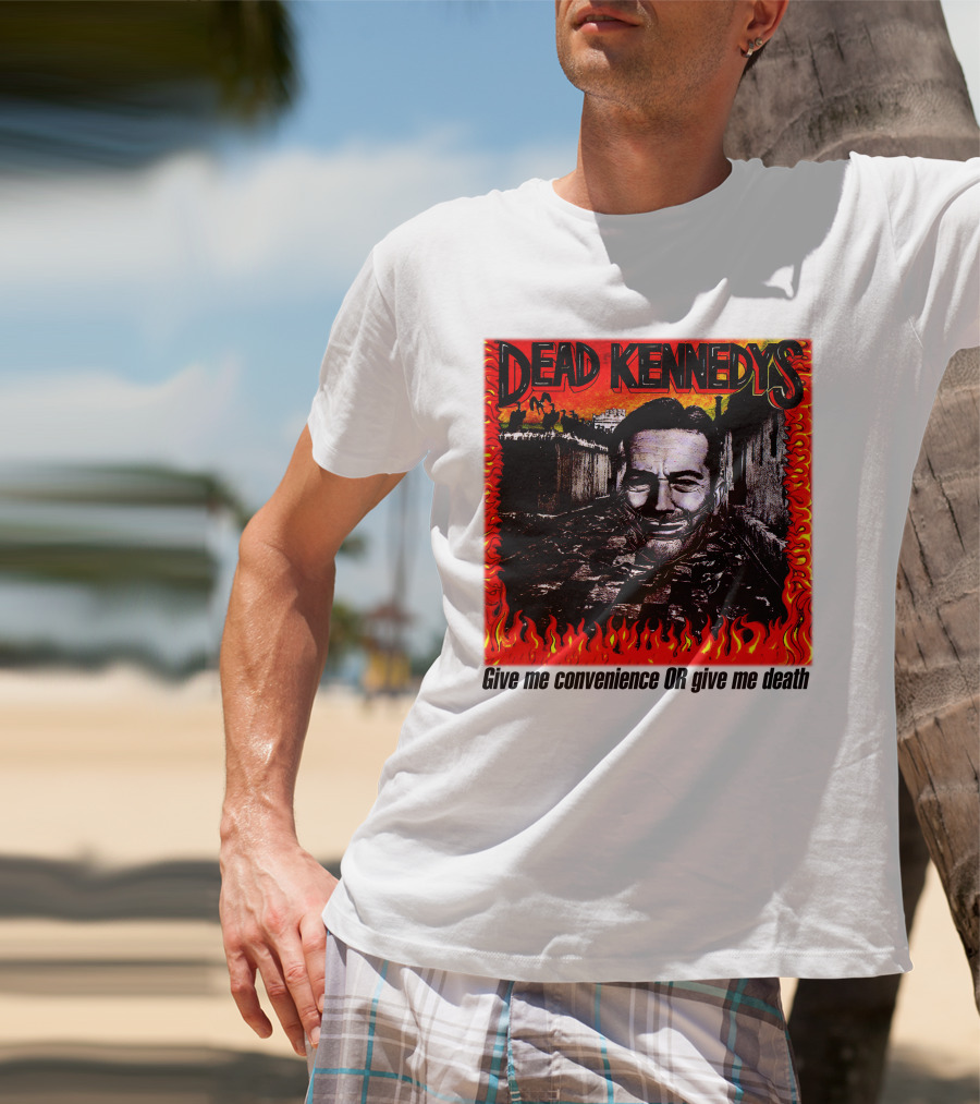 Dead Kennedys Give Me Convenience Or Give Me Death Flames T-Shirt