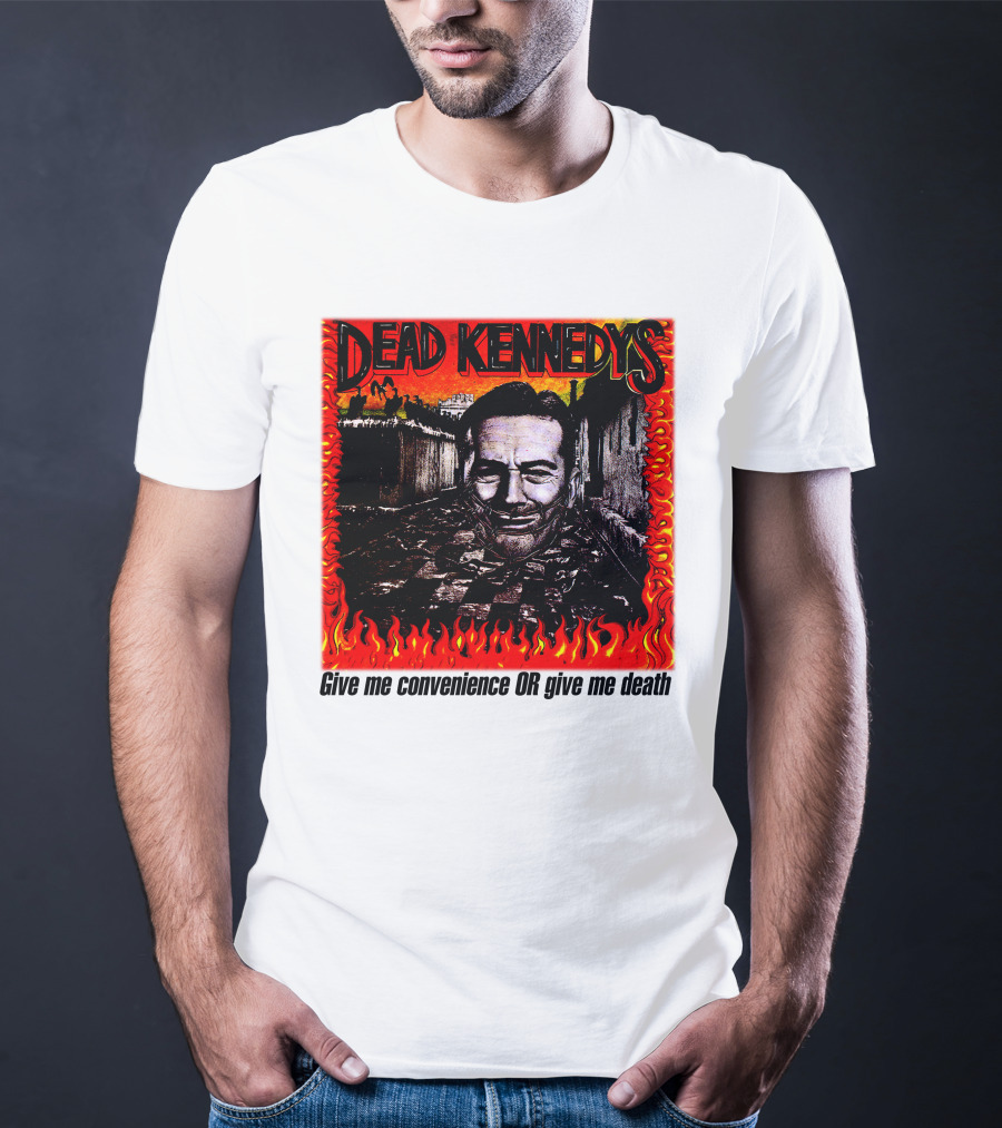 Dead Kennedys Give Me Convenience Or Give Me Death Flames T-Shirt