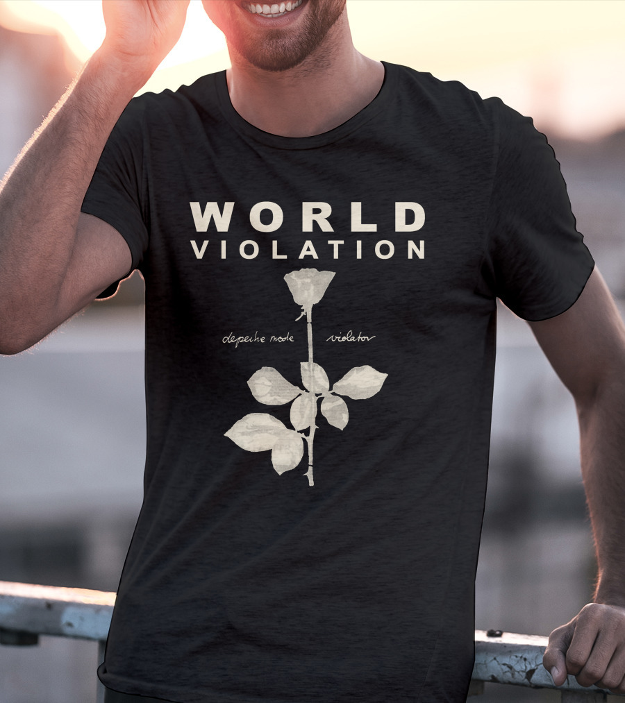 World Violation Depeche Mode Violator Rose T-Shirt