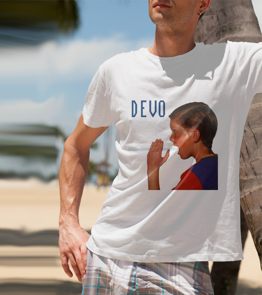 Devo Boy Shouting With Sound Wave T-Shirt