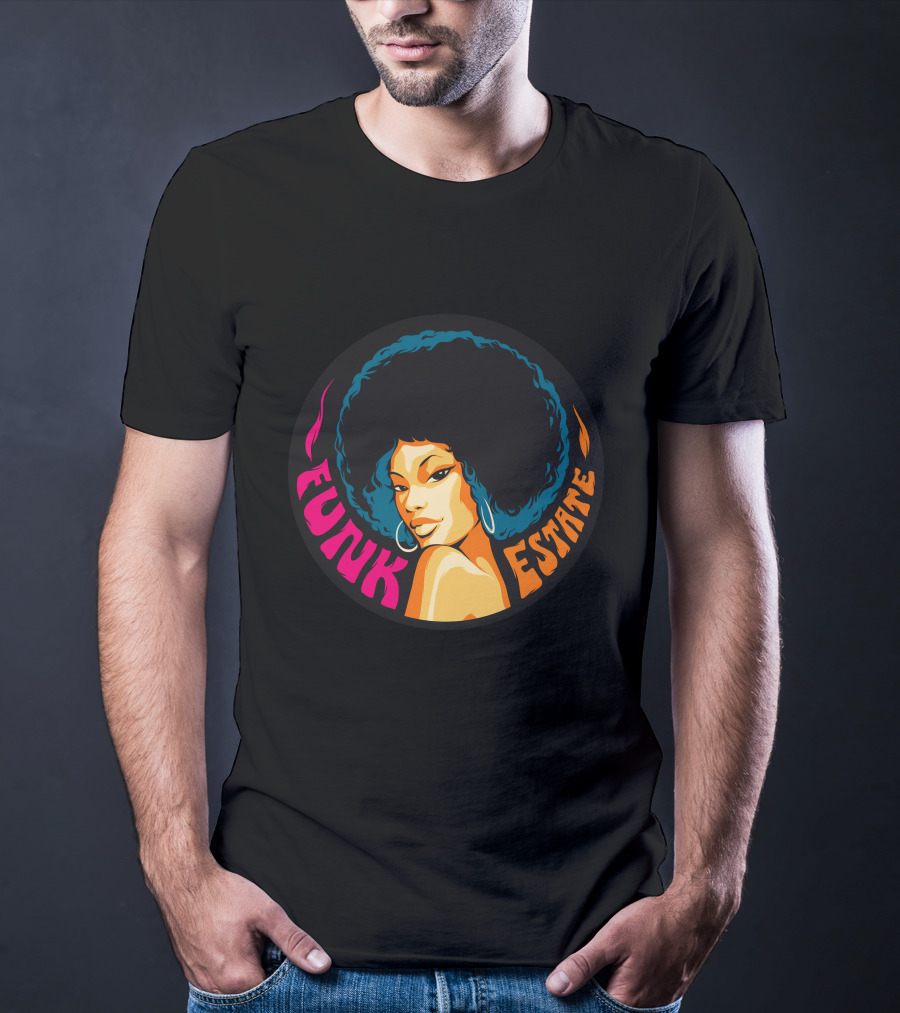 Funk Estate Afro Groove Vintage Style T-Shirt