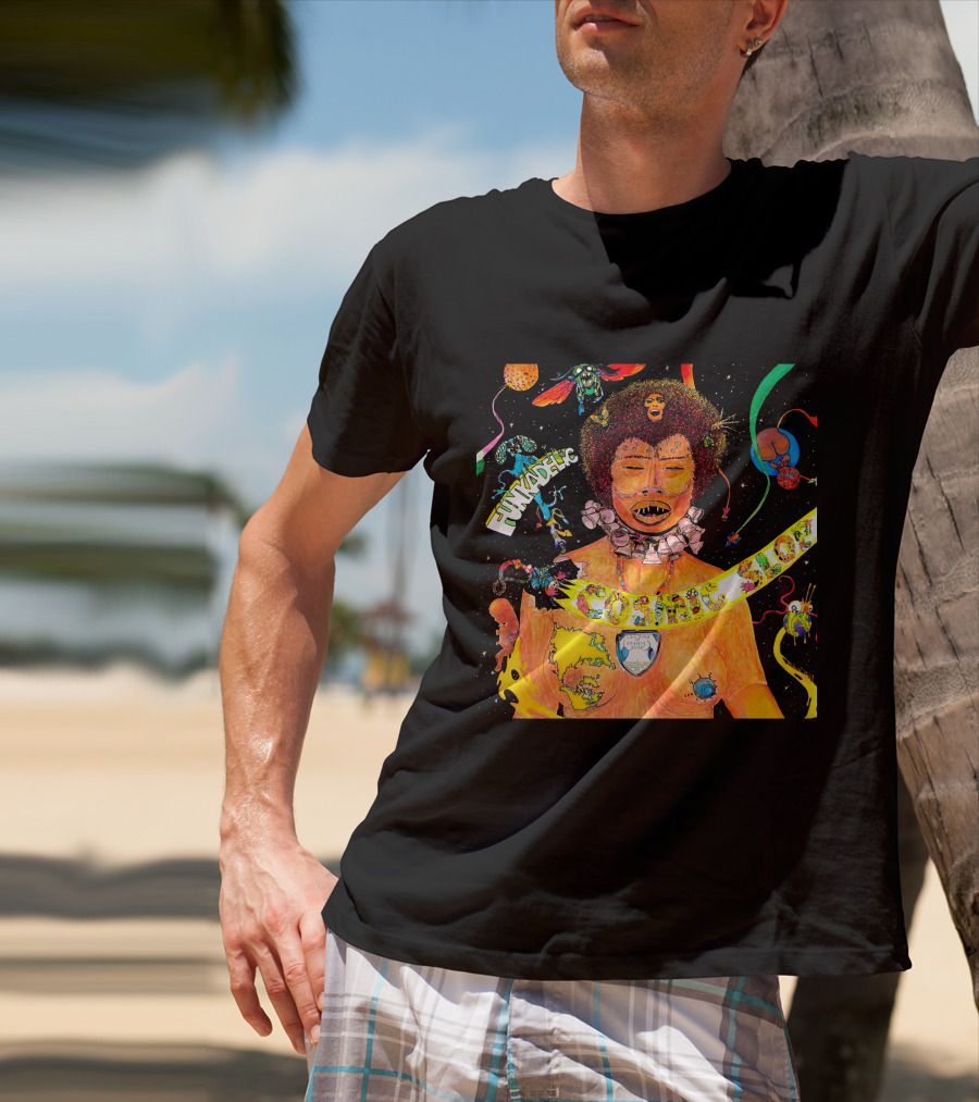 Funkadelic Cosmic Slop Album Cover Art T-Shirt