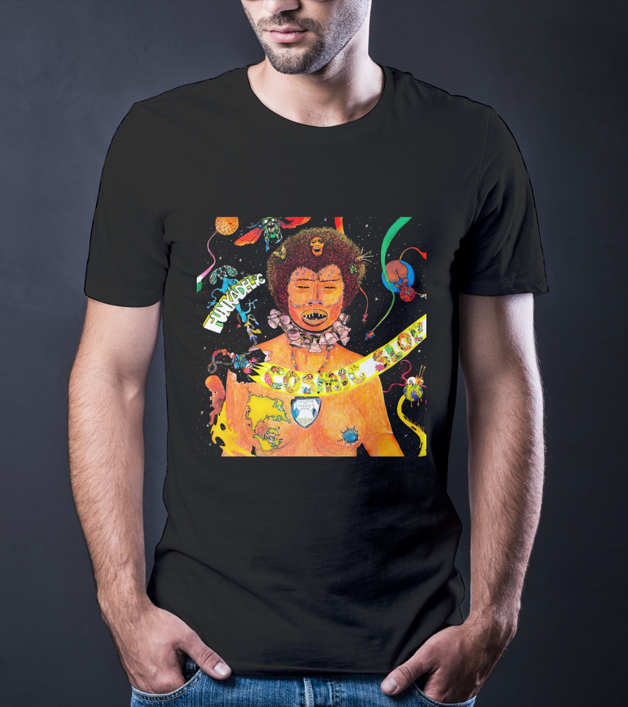 Funkadelic Cosmic Slop Album Cover Art T-Shirt
