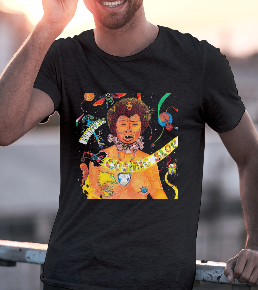 Funkadelic Cosmic Slop Album Cover Art T-Shirt