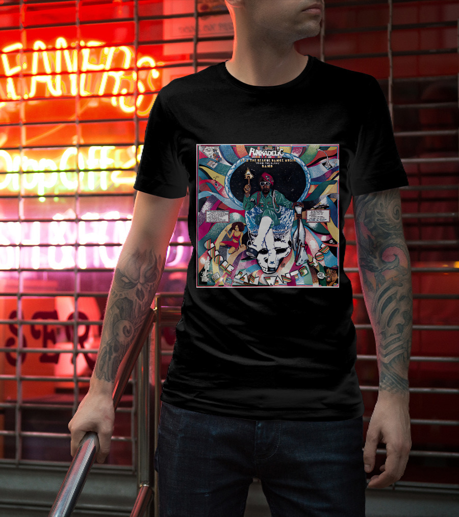 Funkadelic The Electric Spanking Of War Babies P-Funk George Clinton Album Art T-Shirt