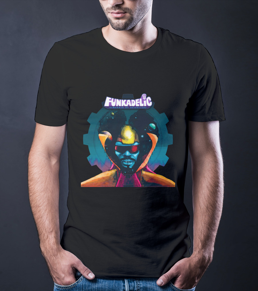 Funkadelic Legends By Detroiterz Iconic Afro-Futuristic Art T-Shirt