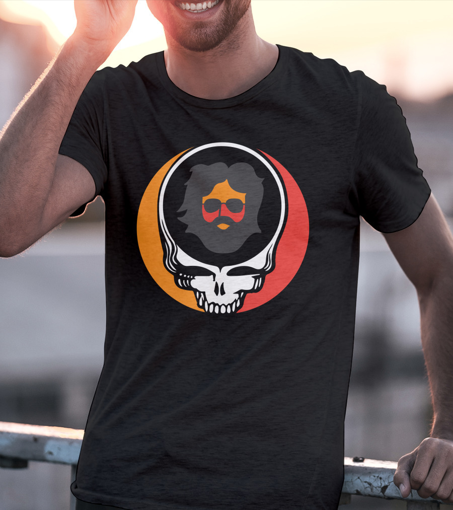 Gd Skull Icon With Sunglasses And Beard Retro T-Shirt