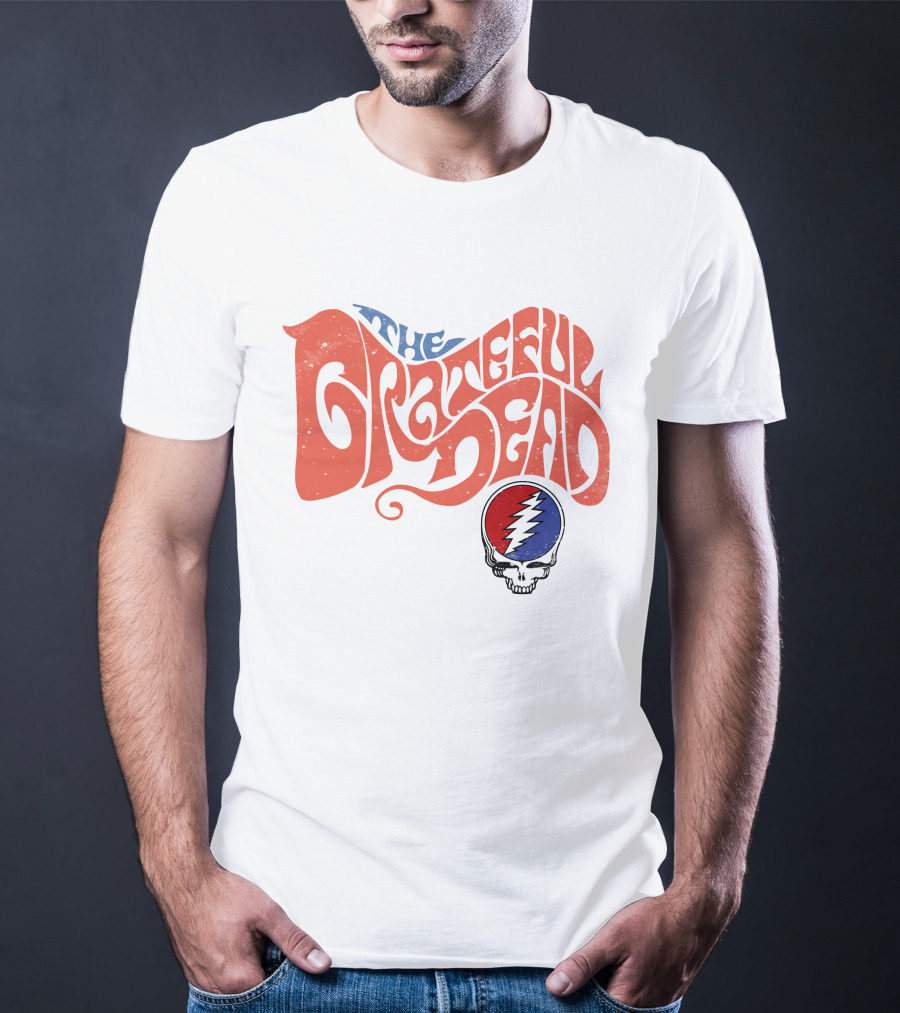 The Grateful Dead Skull Lightning Bolt T-Shirt