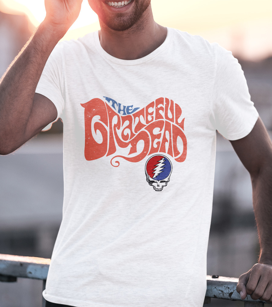 The Grateful Dead Skull Lightning Bolt T-Shirt