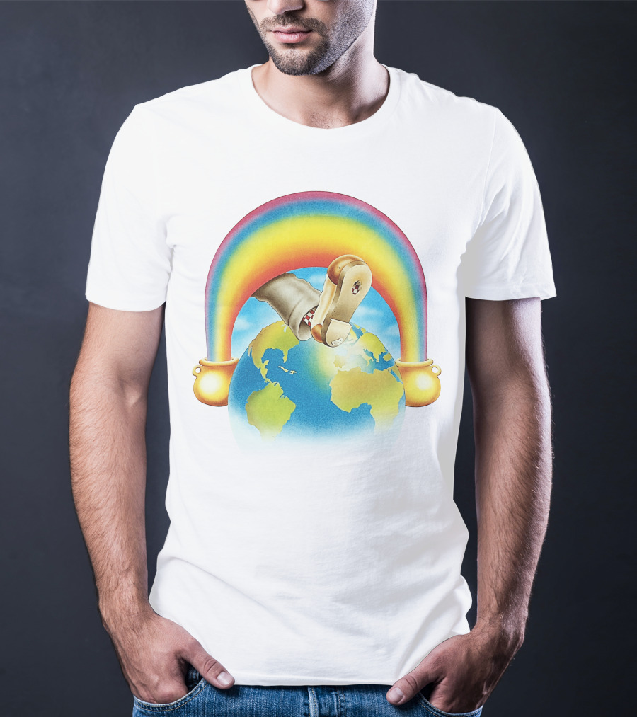 Earth Rainbow Footphone T-Shirt
