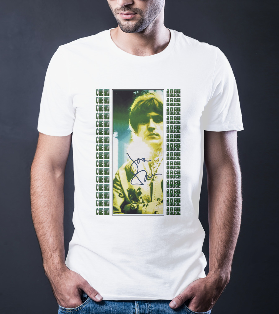 Cream Jack Bruce Signature Portrait T-Shirt