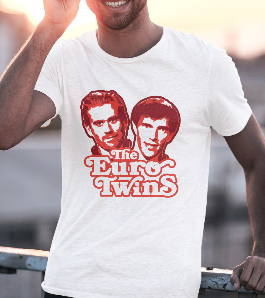 The Euro Twins Detroit Red Wings T-Shirt