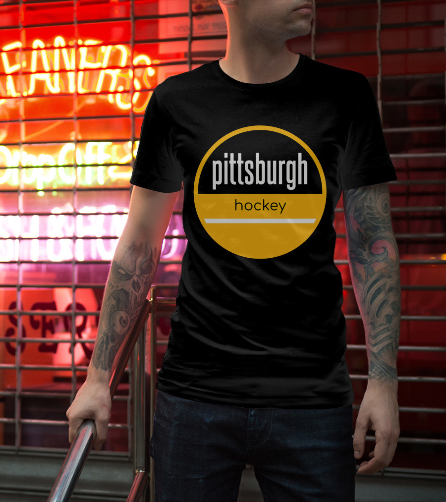 Pittsburgh Penguins Hockey Circle T-Shirt