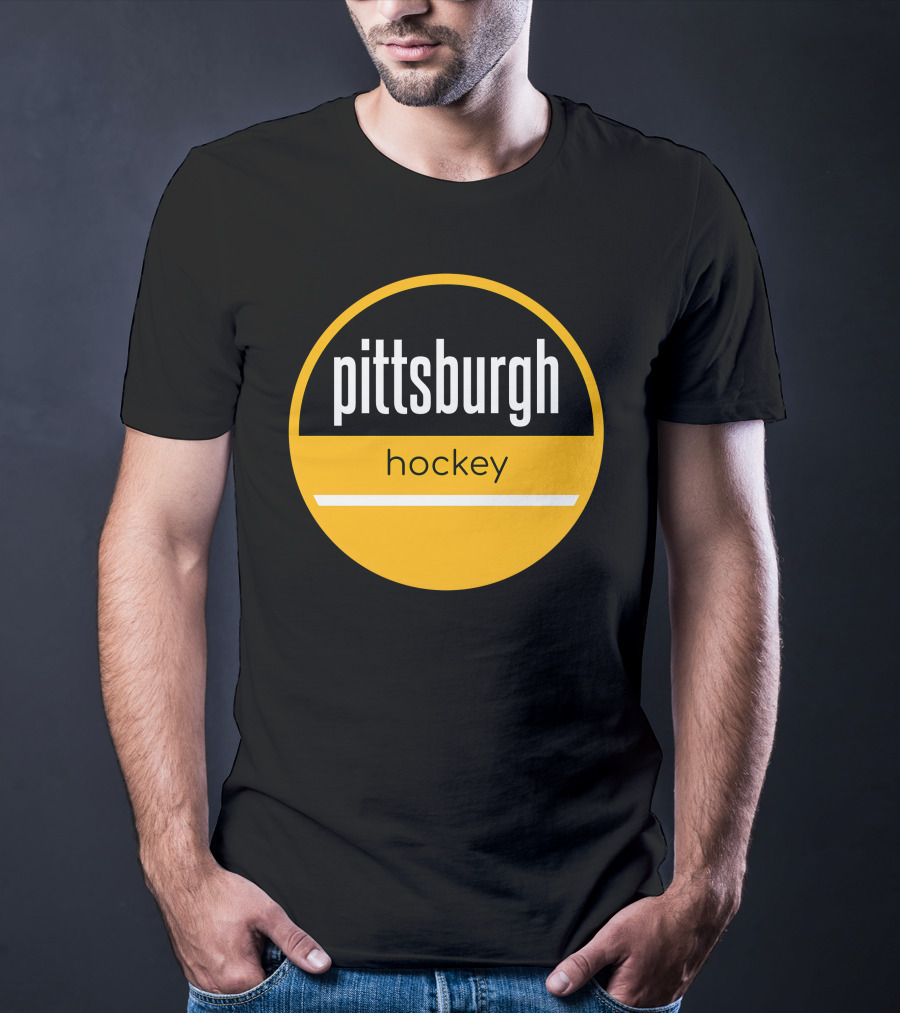 Pittsburgh Penguins Hockey Circle T-Shirt