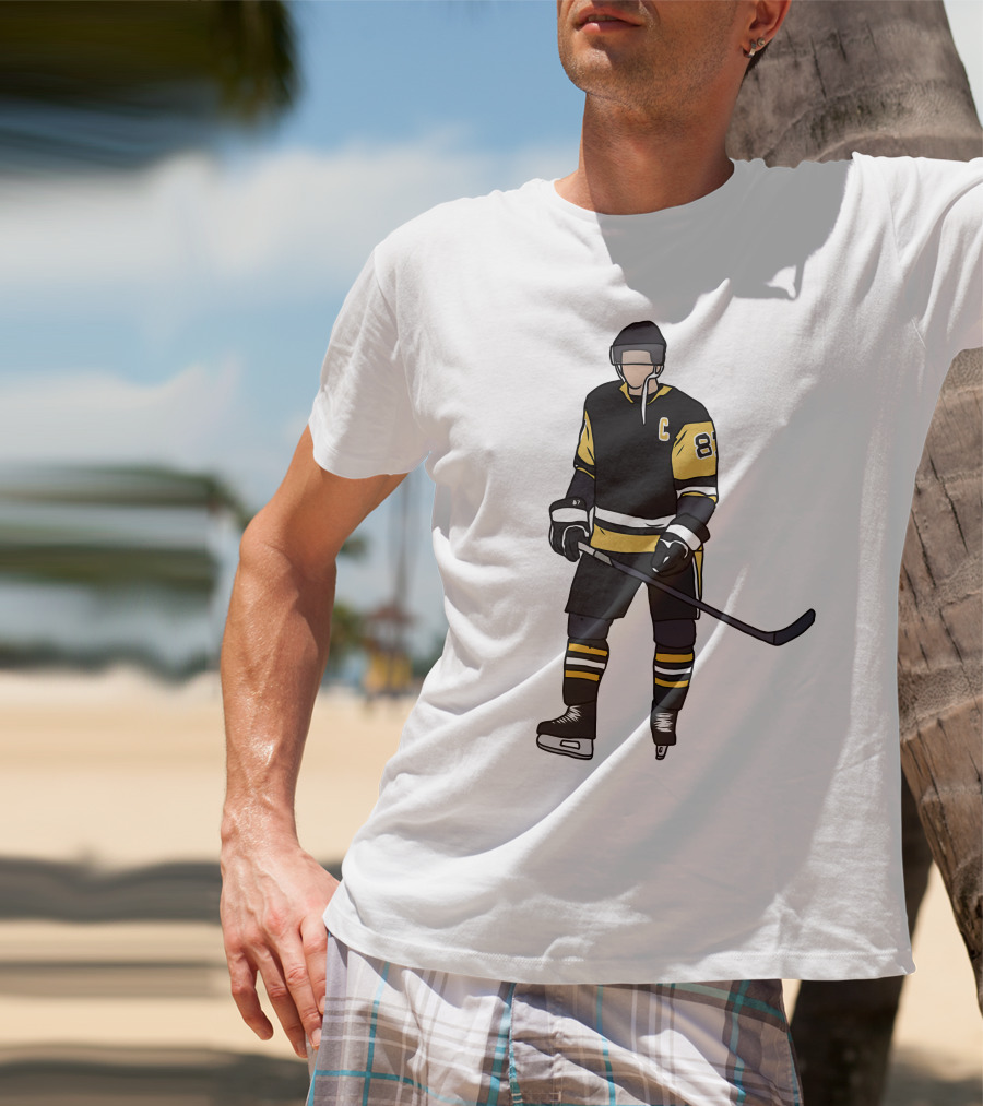 Pittsburgh Penguins Captain 87 Hockey Player T-Shirt