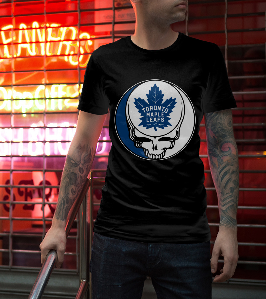 Toronto Maple Leafs Skull T-Shirt