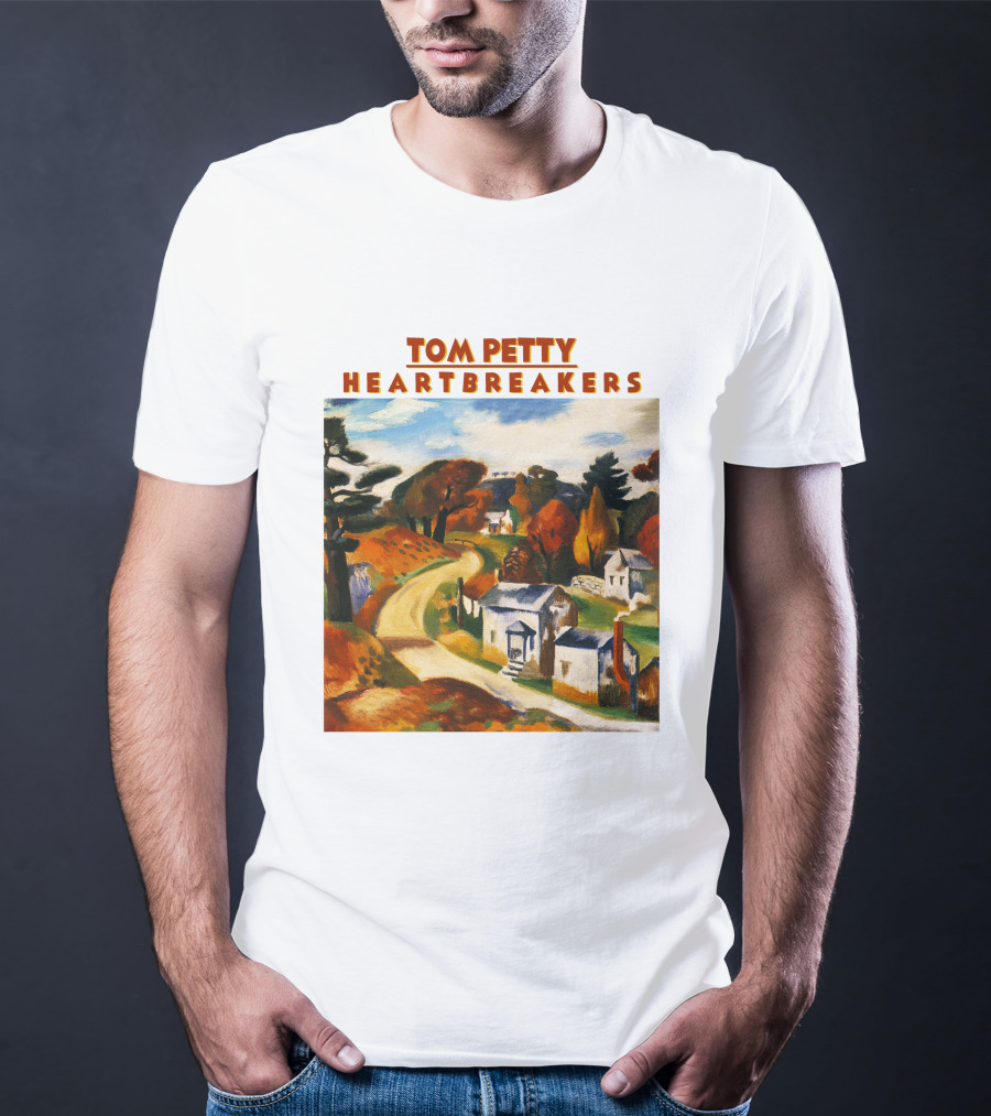 Tom Petty Heartbreakers Rustic Landscape Art T-Shirt