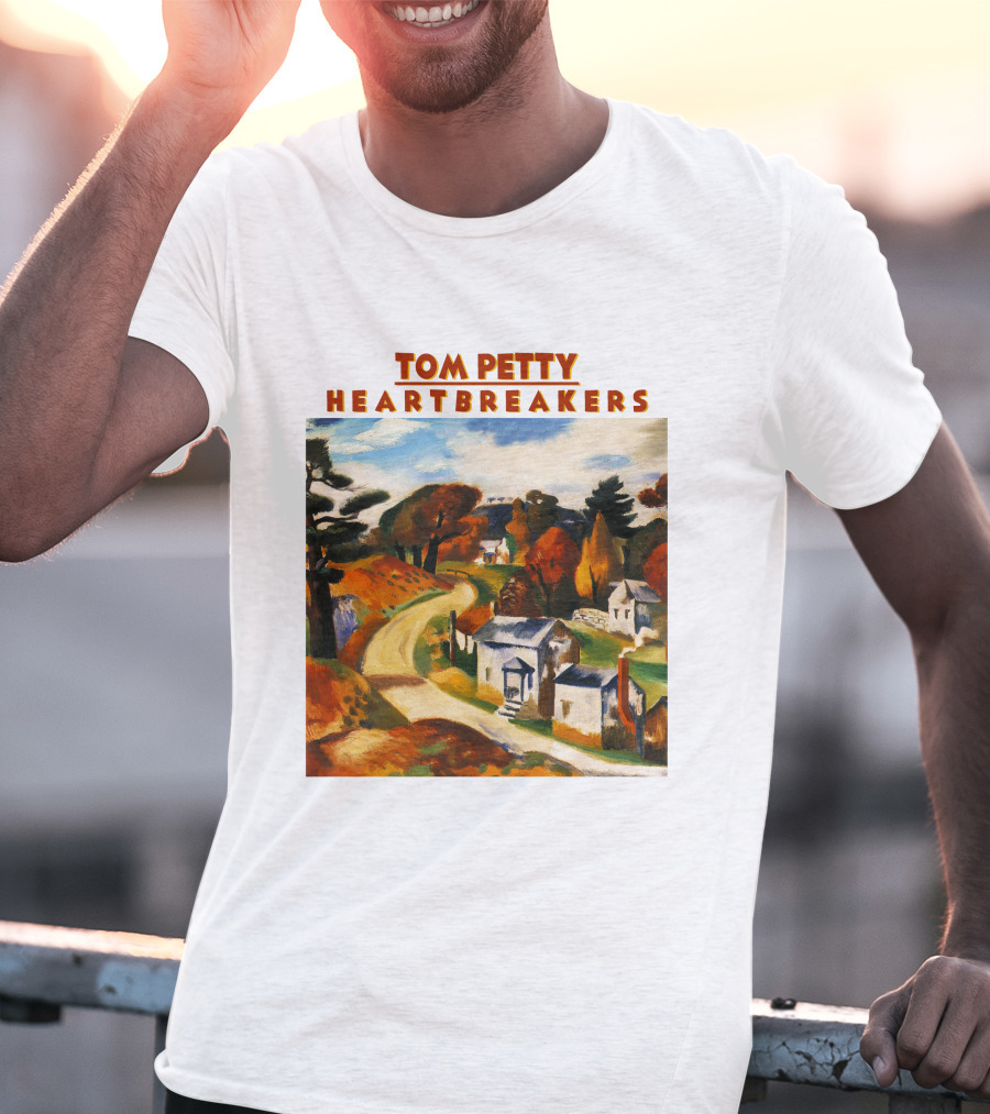 Tom Petty Heartbreakers Rustic Landscape Art T-Shirt