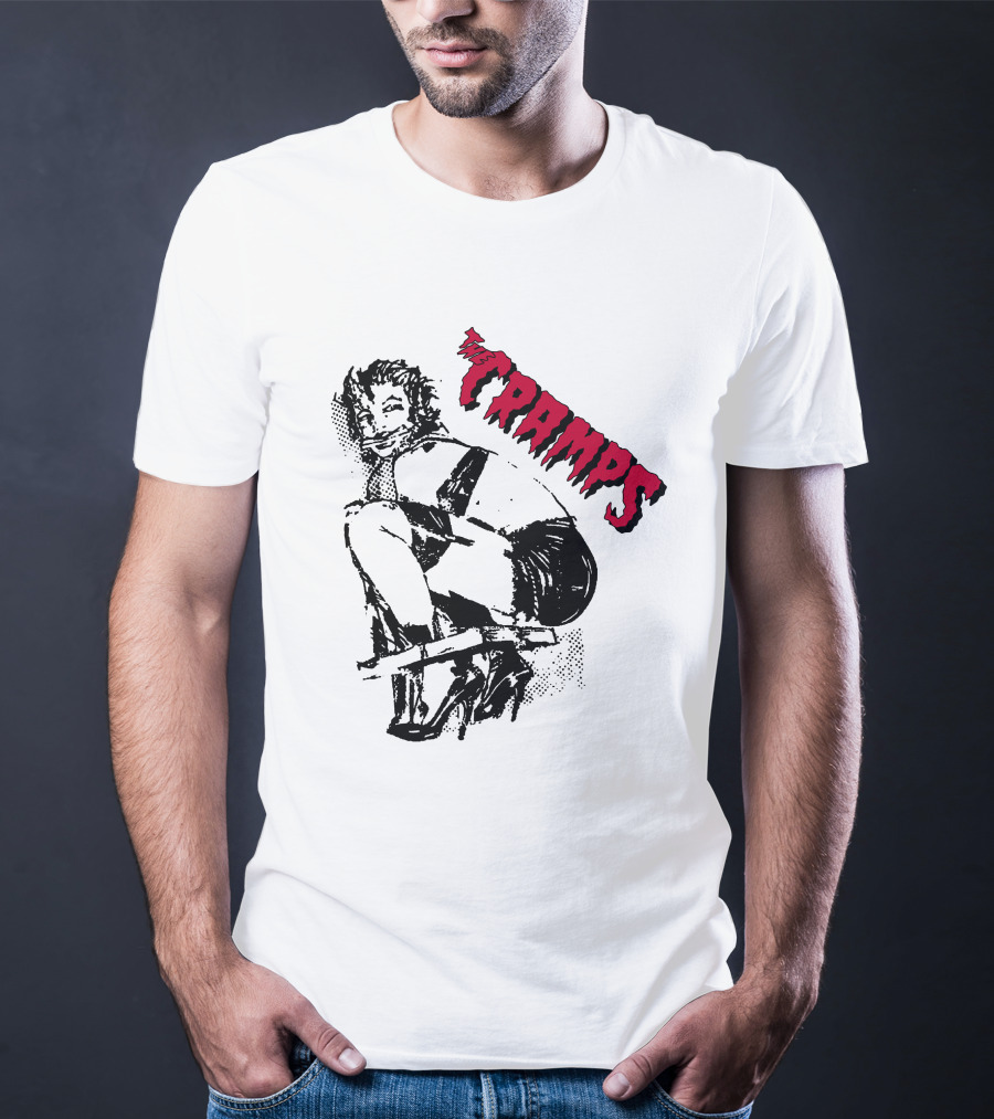 The Cramps Vintage Artwork With Stylish Retro T-Shirt