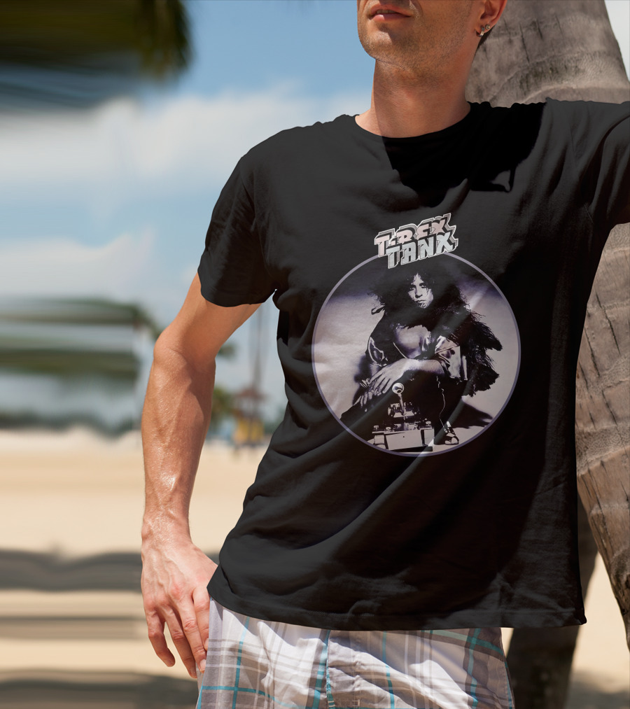 Trex Tanx Album Art Black And White Photo T-Shirt