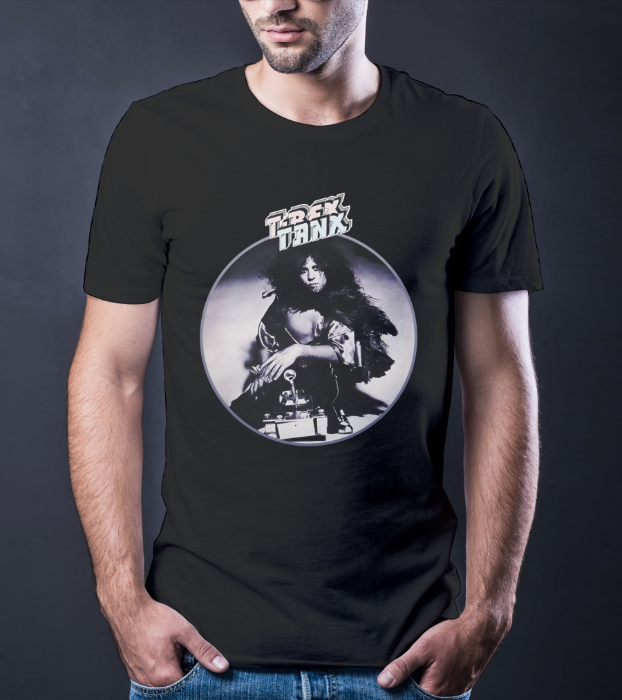 Trex Tanx Album Art Black And White Photo T-Shirt