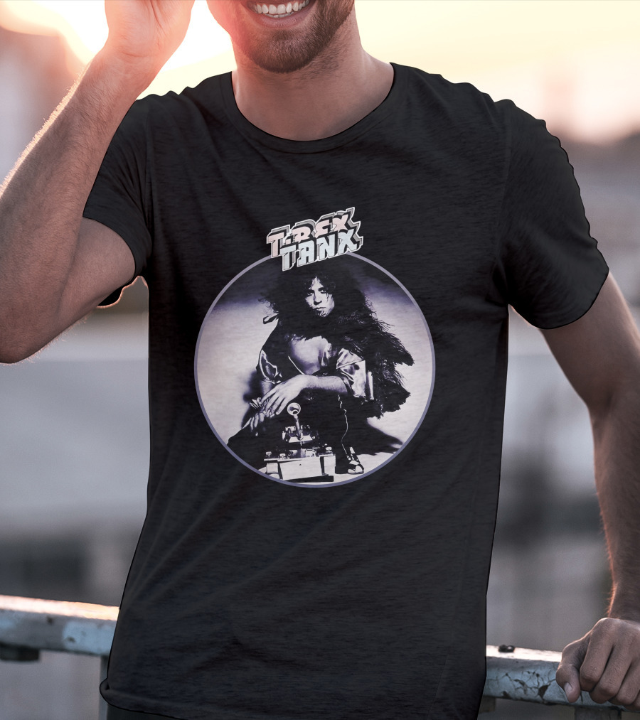 Trex Tanx Album Art Black And White Photo T-Shirt