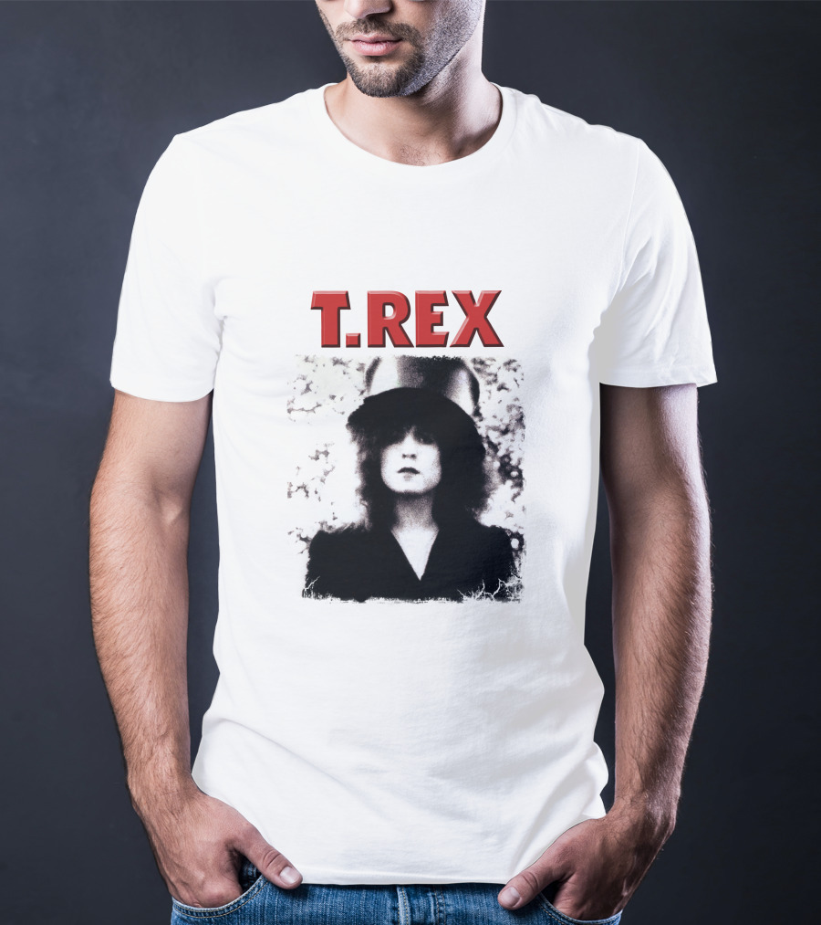 T. Rex Glam Rock Iconic Portrait With Hat T-Shirt